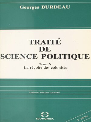 cover image of Traité de science politique (10)